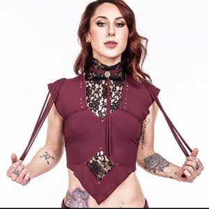 Kayo Anime Diamond High Neck Top